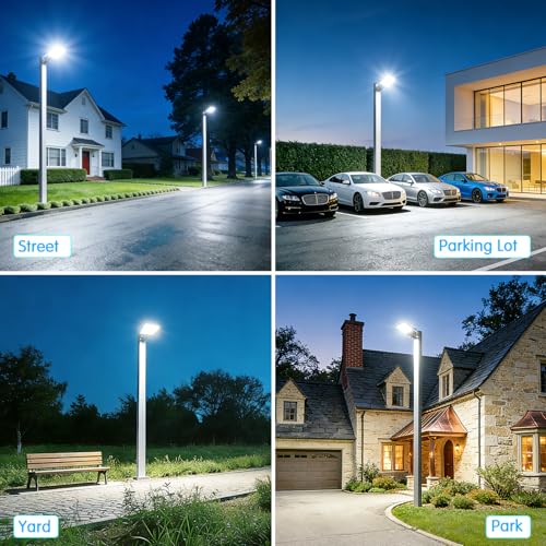 150W LED Parking Lot Light Dusk to Dawn Photocell 22500LM 5000K - size: 150W Trunnion*1
