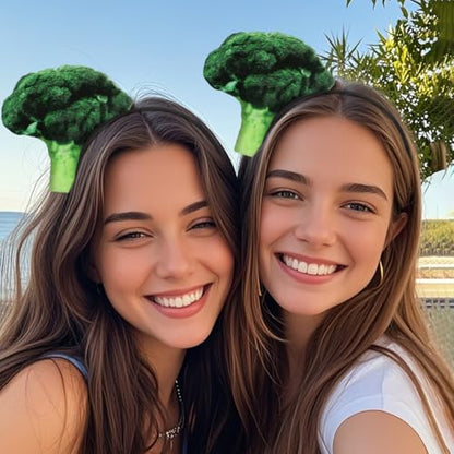 FOMIYES Hair Accessories Vegetable Headband Hair Bands Tie Tiara Vegetables Head Band Cute Headbands Cosplay Spa s Adult Accessories Broccoli Women's Fabric