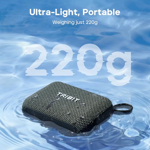 Tribit PocketGo Portable Bluetooth Speaker, 7W, IP68 Waterproof, 20H, Green - color: Green