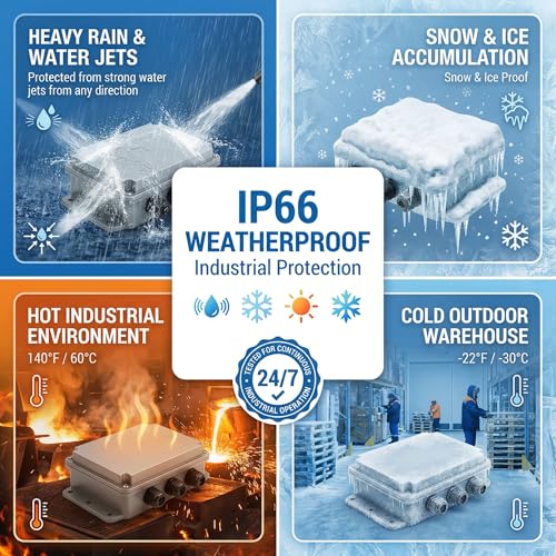 XXBSAZ 400W LED Flood Lights Outdoor 40000LM 6500K Daylight, AC85–277V, High-Power Commercial Work Lights IP66 Waterproof, Stadium Security Lights for Parking Lots Warehouses and Construction