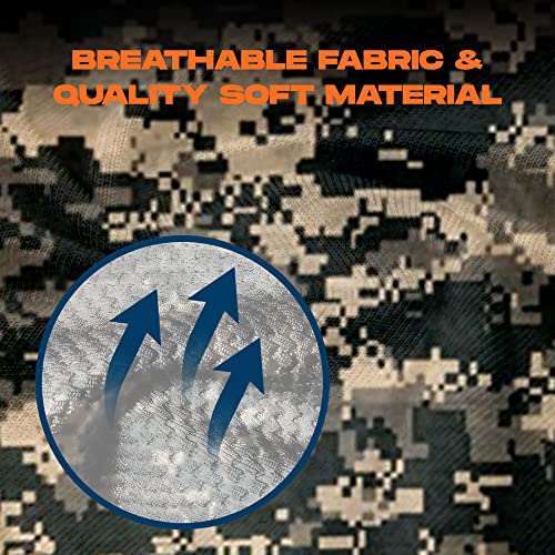 ARMORAY Face Mask, Head Wrap, Neck Gaiter, Headband - color: Mud Camo