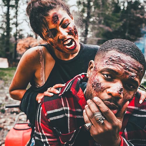 2.1oz Fake Blood Spray, Blood Splatter, Halloween Liquid Blood for Clothes, Zombie, Vampire and Monster SFX Makeup & Theater,Dark - color: fake blood dark
