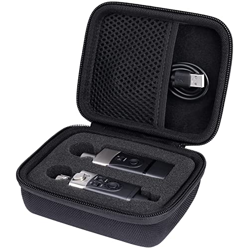 co2CREA Case for Xvive U3 U3C Microphone System Transmitter and Receiver | Travel Protection, Soft Anti-Static Lining, Hard EVA Shell, Shockproof Dustproof Water Resistant - size: for Xvive U3