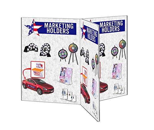 6 Pack Multi Panel Sign Holder 5" x 7" Public Notice Nameplate Directions Maps Frame Clear Acrylic Table Tent Graphic Image Party Venues Celebrations Announcements by Marketing Holders - size: 6 Sides 5"w x 7"h