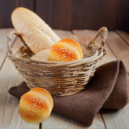Vosarea 6Pcs Simulated Bread Toy Set Realistic Fake Food for Photography Decoration Cake Shop Display and Children S Educational Play 2.75X2.36X1.18In