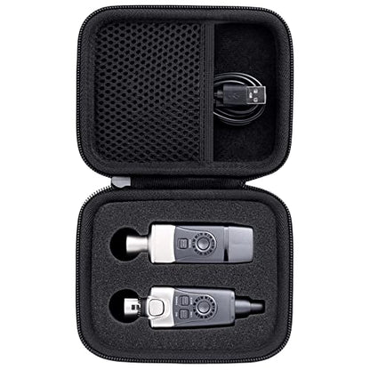 co2CREA Case for Xvive U3 U3C Microphone System Transmitter and Receiver | Travel Protection, Soft Anti-Static Lining, Hard EVA Shell, Shockproof Dustproof Water Resistant - size: for Xvive U3