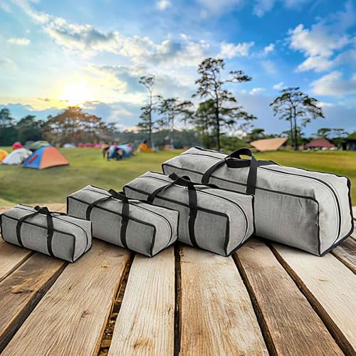 1 Pcs Zippered Tripod Bag, 24 x 8 x 8 Inch Water Resistant Oxford Cloth Outdoor Equipment Storage Bag with Handle for Travel Outdoor Camping Sports Fishing Rod, Grey - size: 24 x 8 x 8 Inch