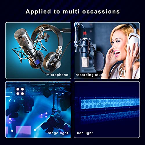 XLR Cables, XLR Microphone Cable 25 ft 4 Pack, Gold-Plated 3-pin XLR Speaker Cable Male to Female Balanced Mic Cable - size: 25ft, style: 4 Pack