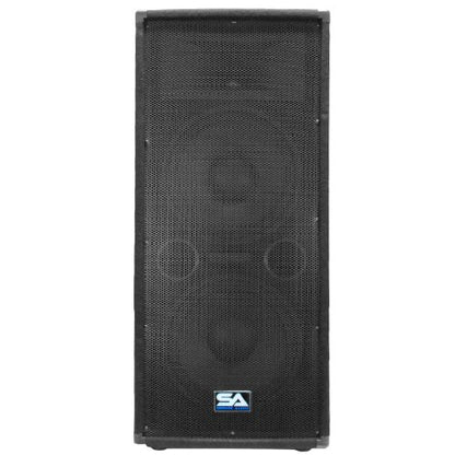 Seismic Audio - Pair of Dual 12" PA DJ Speakers 1200 Watts PRO Audio - Band, Bar, Wedding, Church - size: Pair