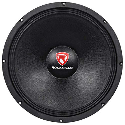Rockville RVW1500P8 15" Raw DJ PA Replacement Subwoofer, 8 Ohm | 1500W Peak / 750W RMS, 70 Oz Magnet, 2.5" 4-Layer CCAW Voice Coil, Kevlar Cone, Steel Basket, 20Hz-1kHz, 103dB - style: 8 Ohm