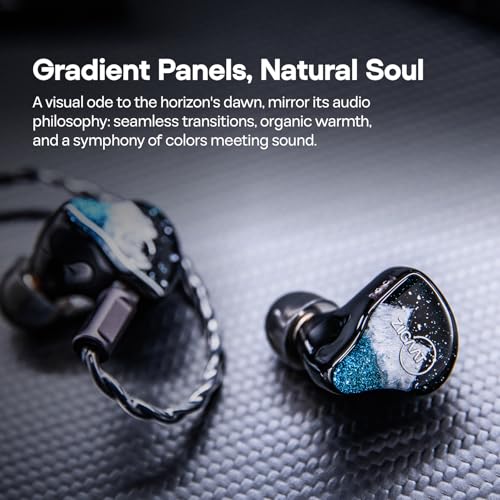 Linsoul ZiiGaat Horizon 1DD+2BA+2 Planar HiFi Wired Earbuds in Ear Monitor