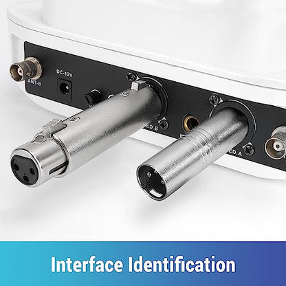 XLR Adapter 4 Pack - 2 Male to Male and 2 Female to Female XLR Connectors, Gender Changer Compatible with Mixer, Microphone, Amplifier - color: XLR Male to Male & XLR Female to Female, size: 4 Pack