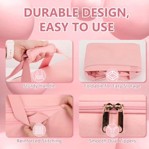 39'' Croquet Set Storage Bag, Travel Sports Carrying Bag for Croquet Set | Large Capacity, Croquet Mallet Storage Goalball Bat Organizer, for Holding 6 or 8 Players Set, Croquet Stick Tote, Bag Only