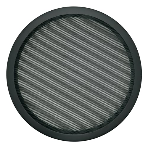 12" Speaker Grill Covers, Metal Frame with Metal Mesh, Black, 1Pc - size: 12''