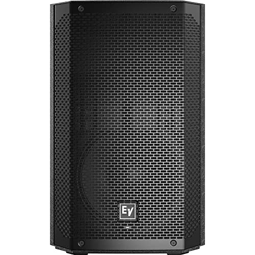 Electro-Voice ELX200-10P 10" 2-Way 1200W Powered Speaker (Pair) Bundle with Auray SS-47S-PB Steel Speaker Stands with Carrying Case and 2X XLR-XLR Cables