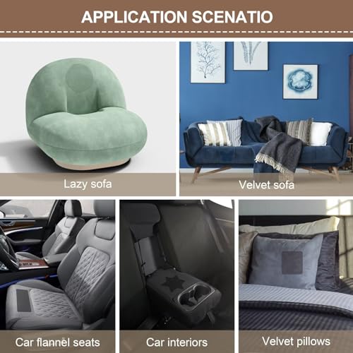 Azobur Fabric Couch Repair Patch 8.3 x 11 inches,Self-Adhesive Fabric Repair Patch for Furniture,Handbag,Sofa,Car Seats-(Grayish White) - color: Grayish White, size: 8.3" x 11"(2 Pcs)