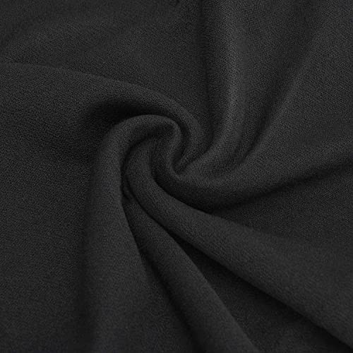 Facmogu Speaker Grill Cloth, 67"x20" Speaker Cloth Speaker Fabric Cover | Stereo Mesh Fabric | Replacement for Home Stage Audio Speakers, Subwoofer Repair | Offer Good Buffer Protection | Black