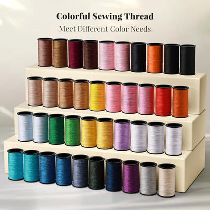 Coquimbo Sewing Kit Christmas Gifts for Grandma, Mom, Traveler, Adults, Beginner, Emergency, DIY Sewing Supplies Organizer Filled with Scissors, Thread, Sewing Needles, Tape Measure etc (Black, L) | Christmas Gifts for Grandma, Mom, Traveler, Needle and T