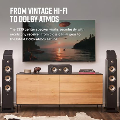 Polk Audio Signature Elite ES30 Center Channel Speaker, Elegant White - color: White, size: ES30