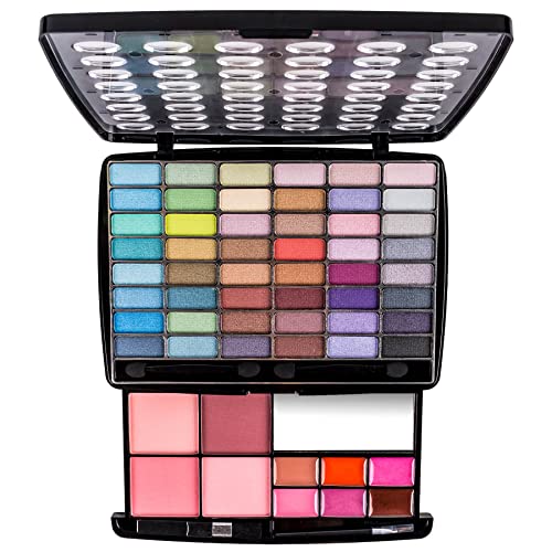 SHANY Glamour Girl Makeup Kit Eyeshadow Beauty Palette with Eye shadows, Blushes, Lipstick Lip-gloss, Make up Mirror, Cosmetics applicators, Premium Gift Packaging - Glamour - color: GLAMOUR