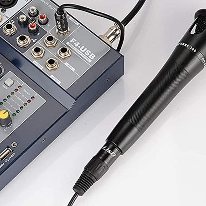 J&D XLR Female to 1/4 Inch 6.35mm TRS Stereo Jack Cable, XLR to Quarter inch Balanced Signal Interconnect Patch Cord for Speaker Condenser Mic Guitar Mixer AMP, 9 Feet - size: 9 Feet
