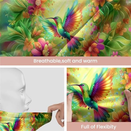 Art Owl Women's Slouchy Beanie Hat Cute Turban Hats Cancer Headwear Caps Baggy Skull Sleep Scarf - color: Floral Bird