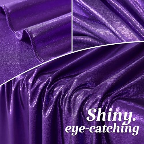 Besutolife Sequin Backdrop Curtains, 20×10 ft Sparkle Wedding & Party Backdrop Drapes with Wrinkle-Resistant Design, Glitter Photography Background for Bridal Showers, Birthdays, Baby Showers - color: Purple, size: 5x10 ft (4 Panels)