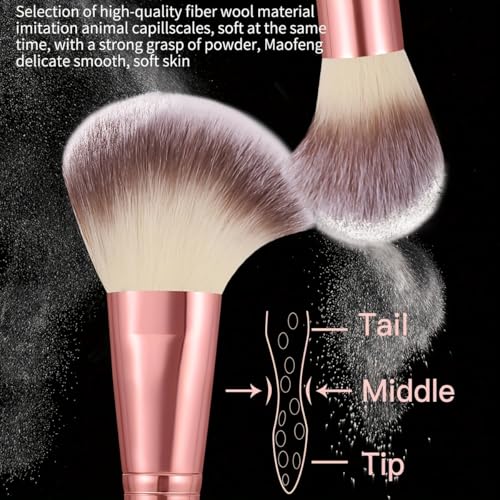 HGHDBT 36Pcs Pink Makeup Brushes Set Professional Makeup Kit Multi-functional Makeup Tool Set with Facial Makeup Accessories, Foundation Makeup Brush Kit Eye and Face Make up Brushes & Tools - color: Pink 36pcs