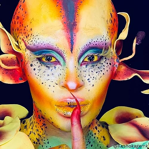 Mehron Makeup Liquid Makeup - YELLOW, Face & Body Paint | 1 Fl oz Water-Based Face Paint & Body Paint Perfect for Halloween & Cosplay. Air Brush Compatible. Vegan & Made in the USA. - color: Yellow