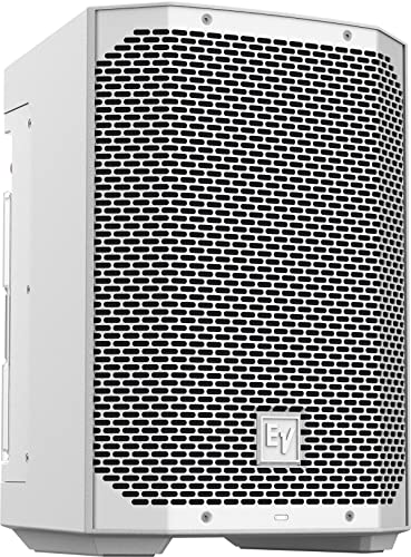 Electro-Voice Everse 8 8 Inch Battery 2 Way Pa Speaker (White) | Bluetooth and Superior Sound Quality White - color: White