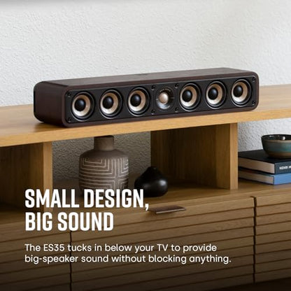 Polk Audio Signature Elite ES35 Slim Center Channel Speaker Elegant White - color: White, size: ES35