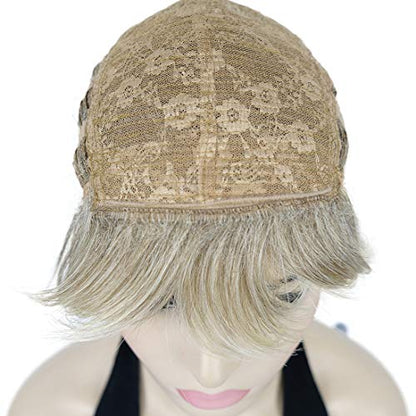 Lydell Short Layered Shaggy Wavy Full Synthetic Wigs (R12-26 Blonde Mix) - color: R12-26 Blonde Mix