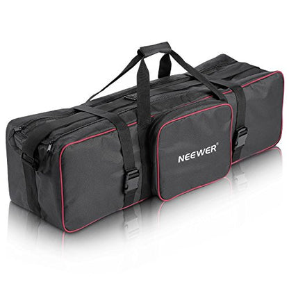 Neewer® 35"x10"x10"/90 x 25 x 25 cm Photo Studio Equipment Large Carrying Bag with Strap for Tripod Light Stand and Photography Lighting Kit(CB-05) - style: 30"x10"x10"/Black+red