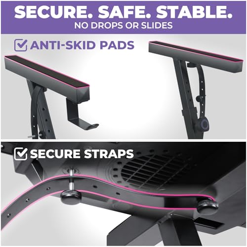 Liquid Stands Piano Keyboard Stand - Z Style Adjustable and Portable Heavy Duty Music Stand for Kids and Adults -Fits 54-88 Key Electric Pianos - Sturdy Musical Keyboard Stand (Black) - color: Black