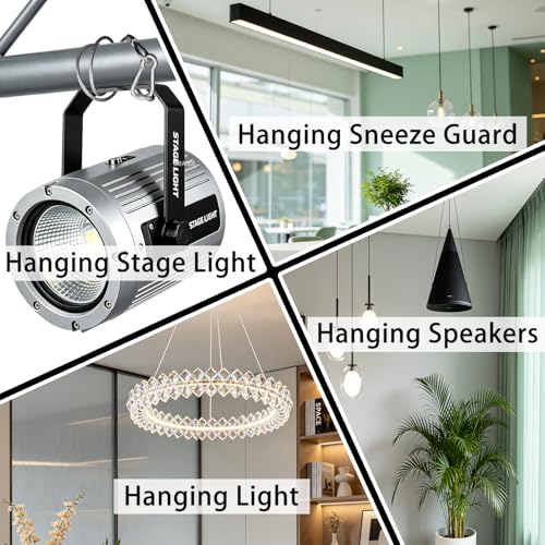 Safety Cable Lock, Stainless Steel Cable with Loops,Flexible Security Steel Cable Wire Lock and Chain for Luggage Hanging Light Plant Pictures (20"(2 Pack)) - color: 20"(2 Pack)