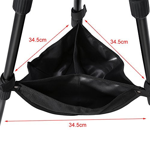 Tripod Weights Stone Bag, Tripod Stone Bag, Video Sand Bag, Black Universal Heavy Duty Tripod Boom Stand Stabilizer Stone Bag Photography Tackle Accessory for Tripod Easel Light Stand Photography