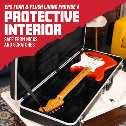 Gator Cases Deluxe Legacy Series Lightweight Deluxe ABS Molded Case for Standard Strat or Tele Style Guitars (GC-ELECTRIC-A) - style: Electric