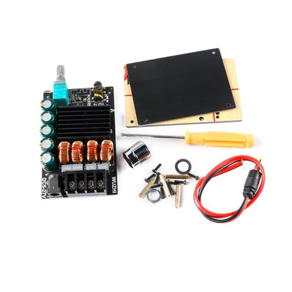 ZK-1002 100W x 2 HiFi Bluetooth-Compatible Amplifier Board with TPA3116D2 Chip 2.0 Channel Mini HiFi Power Amplifier Receiver with Volume Control BT AUX Inputs TPA3116