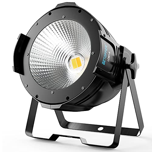 Betopper 100W LED DMX Stage Spotlights, COB Warm/Cold White Stage Lighting