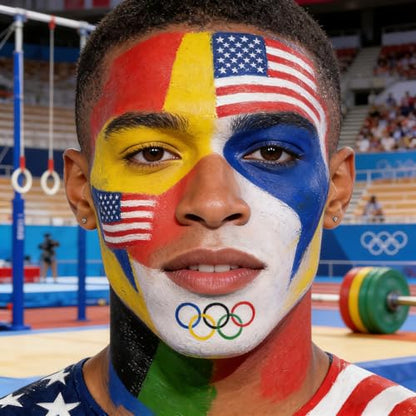 Go Ho 6 Colors Face Body Paint for Game Day 2026,White &Black &Red&Yellow&Green&Royal Blue Face Paint,Waterproof Professional USA Flag Face Painting,Halloween Cosplay SFX Makeup Palette - color: White+Black+Red+Royal Blue+Green+Yellow(SFX Makeup)