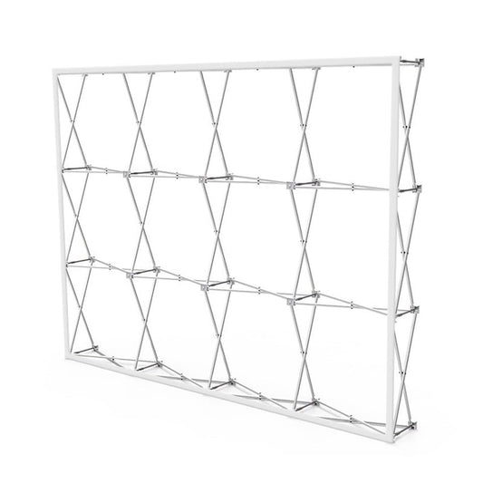 7.5 x 10 FT Portable Aluminum Tension Fabric Pop up Display Stand Backdrop Booth Frame Collapsible Trade Show Booth Frame Stand with Carrying Bag (Stand Only)
