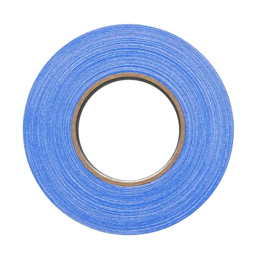 2" Pro Gaff Gaffers Tape 55 yards length electric blue matte. Premium Heavy-Duty Gaffers Tape trusted by professional Gaffers. Made in the USA. Holds Tight, Easy to remove. (Pack of 24)