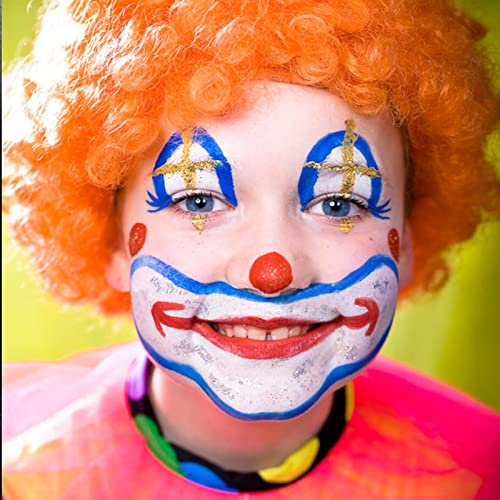 MEICOLY Red White Blue Face Body Paint Set,4th of July Accessories,4th of July Face Paint,4th of July Outfits for Women,Patriotic Independence Day Pride Face Paint with Painting Brushes and Sponges - color: White Blue Red Face Paint Kit