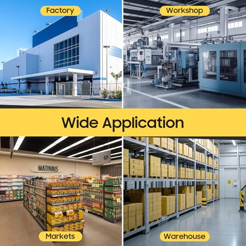 Magnetic Wall Mount Retractable Barrier 2 Pack, TrreZON Fixed Crowd Control Barriers with ABS Black Case 16' Black and Yellow Belt for Ferrous Metal Surface in Workshops,Stores