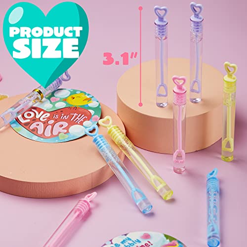 JOYIN 32 Pcs Valentines Day Gift Cards with Mini Bubble Maker Wands for Kids, Valentine Party Favor Toys, Valentine's Day Kids Classroom Exchange Prizes, Bubble Wands with Cards, Photo Prop Decor - style: Animal