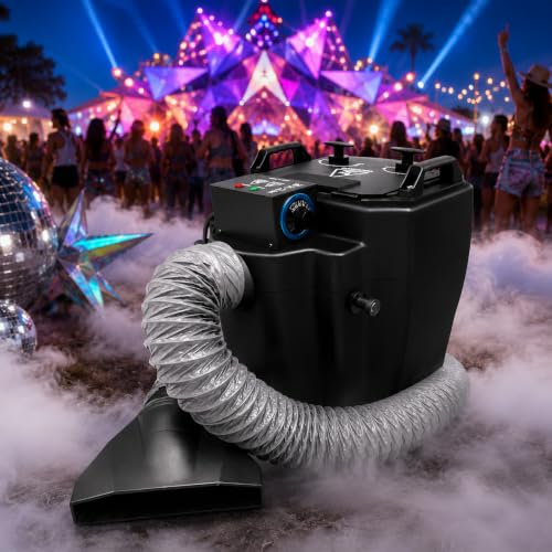 6000W Heavy Duty Dry Ice Fogger, 25 lbs Professional Low Lying Fog Machine