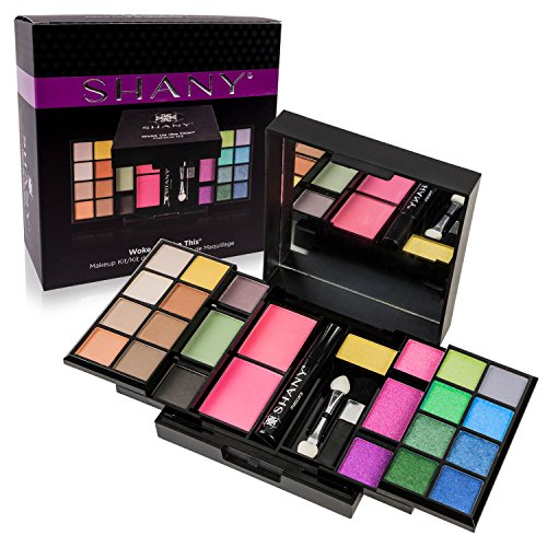 SHANY 'Woke Up Like This' Makeup Kit - Eye Shadows, Blushes, Mascara, and Applicators - color: WOKE UP LIKE THIS, size: 26 Piece Set