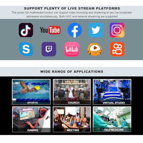 CINETREAK V1 Vertical Livestreaming Video Switcher Mixer with PVW/PGM Output PTZ Camera Control, RTMPs Livestream for Instagram, TikTok - style: Cinetreak V1
