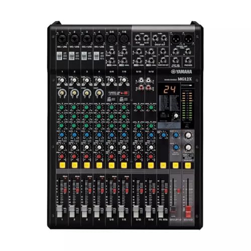 Yamaha Mixer-Unpowered, Multicolored, 12-Input (MG12X CV) - size: 12-Input, style: Built-in Effects