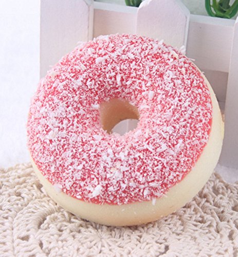 6 PCS Realistic Artificial Donuts Fake Cake Dessert Model Photography Props Home Decoration - size: 6.5*3cm=2.6*1.2inches